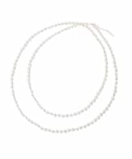 K12CD02029 a.v.v(アー・ヴェ・ヴェ) ロングパールネックレス ホワイト