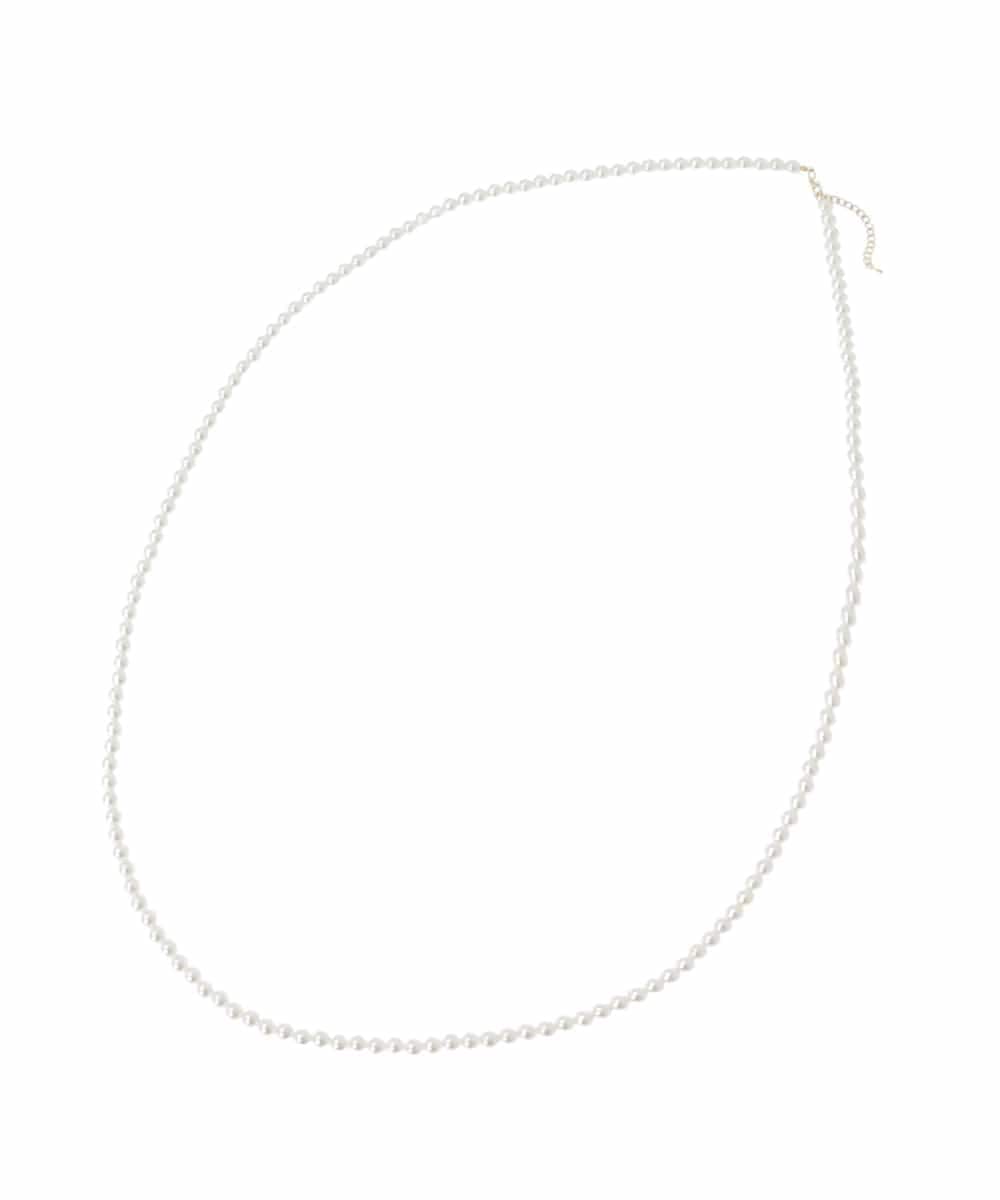 K12CD02029 a.v.v(アー・ヴェ・ヴェ) ロングパールネックレス ホワイト