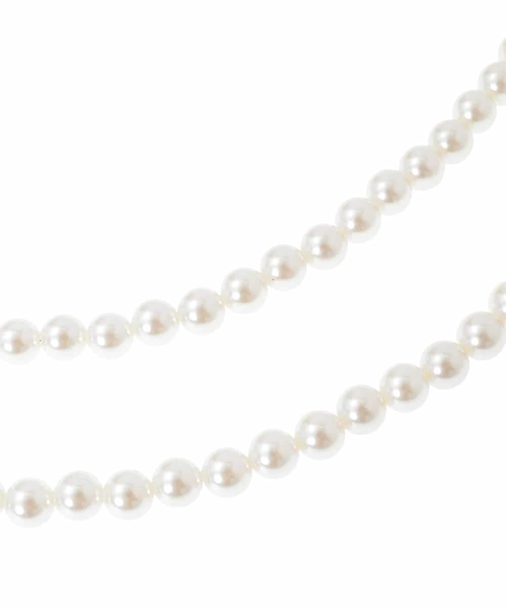 K12CD02029 a.v.v(アー・ヴェ・ヴェ) ロングパールネックレス ホワイト