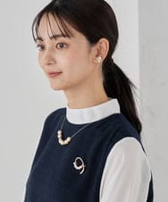 K12CD03024 a.v.v(アー・ヴェ・ヴェ) パール調スライドネックレス ゴールド