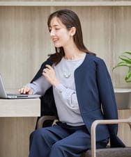 K12CD03024 a.v.v(アー・ヴェ・ヴェ) パール調スライドネックレス シルバー