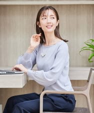 K12CD03024 a.v.v(アー・ヴェ・ヴェ) パール調スライドネックレス シルバー