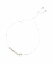 K12CD03024 a.v.v(アー・ヴェ・ヴェ) パール調スライドネックレス ゴールド