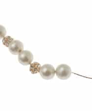 K12CD03024 a.v.v(アー・ヴェ・ヴェ) パール調スライドネックレス ゴールド