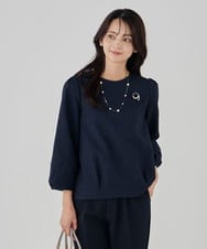 K12CD04024 a.v.v(アー・ヴェ・ヴェ) パールポイントロングネックレス シルバー