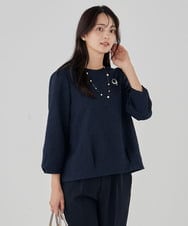 K12CD04024 a.v.v(アー・ヴェ・ヴェ) パールポイントロングネックレス シルバー