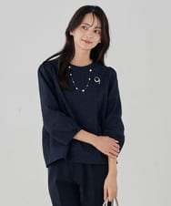 K12CD04024 a.v.v(アー・ヴェ・ヴェ) パールポイントロングネックレス シルバー