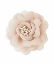 K12CD05039 a.v.v(アー・ヴェ・ヴェ) コサージュ付き二連ネックレス ベージュ