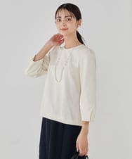 K12CD06024 a.v.v(アー・ヴェ・ヴェ) パール調チェーンロングネックレス ゴールド