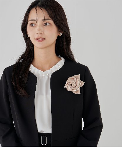 K12CD07029 a.v.v ローズモチーフコサージュ