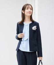 K12CD07029 a.v.v(アー・ヴェ・ヴェ) ローズモチーフコサージュ ベージュ