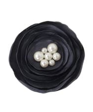 K12CD09029 a.v.v(アー・ヴェ・ヴェ) フラットローズコサージュ グレー