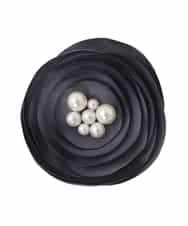 K12CD09029 a.v.v(アー・ヴェ・ヴェ) フラットローズコサージュ グレー