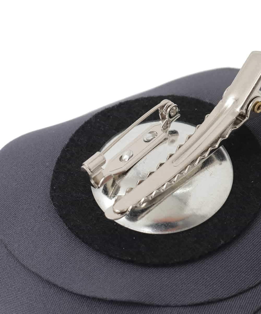 K12CD09029 a.v.v(アー・ヴェ・ヴェ) フラットローズコサージュ グレー