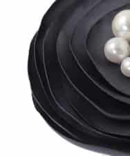 K12CD09029 a.v.v(アー・ヴェ・ヴェ) フラットローズコサージュ グレー