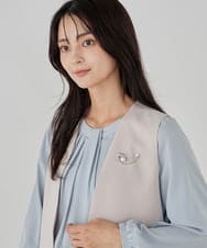 K12CD11021 a.v.v(アー・ヴェ・ヴェ) ニュアンスラインパールブローチ シルバー