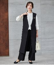 K12CD12024 a.v.v(アー・ヴェ・ヴェ) パール調サークルブローチ シルバー