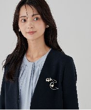 K12CD13021 a.v.v(アー・ヴェ・ヴェ) パール調ニュアンスブローチ シルバー