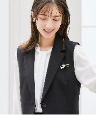 K12CD13021 a.v.v(アー・ヴェ・ヴェ) パール調ニュアンスブローチ シルバー