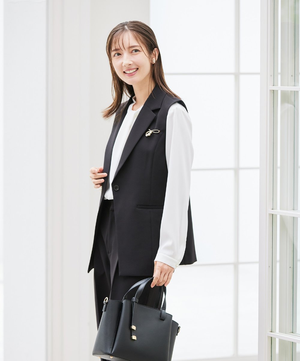 K12CD13021 a.v.v(アー・ヴェ・ヴェ) パール調ニュアンスブローチ シルバー