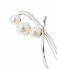 K12CD13021 a.v.v(アー・ヴェ・ヴェ) パール調ニュアンスブローチ シルバー
