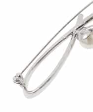 K12CD13021 a.v.v(アー・ヴェ・ヴェ) パール調ニュアンスブローチ シルバー