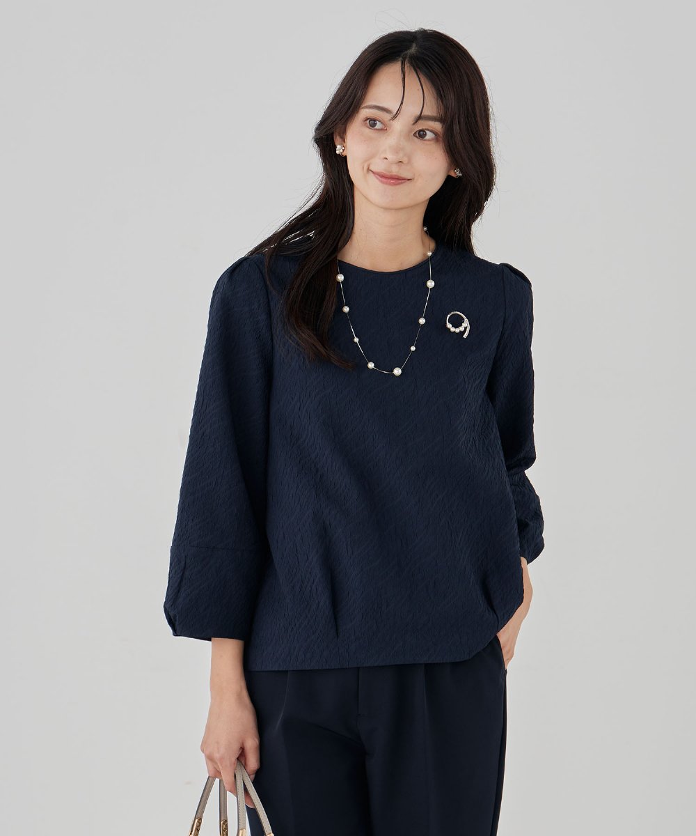 K12CD14021 a.v.v(アー・ヴェ・ヴェ) パールリングブローチ ゴールド