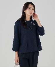 K12CD14021 a.v.v(アー・ヴェ・ヴェ) パールリングブローチ ゴールド