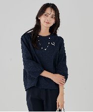 K12CD14021 a.v.v(アー・ヴェ・ヴェ) パールリングブローチ ゴールド