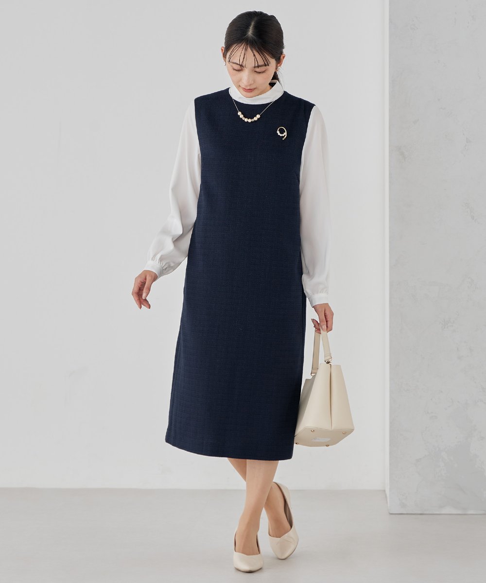 K12CD14021 a.v.v(アー・ヴェ・ヴェ) パールリングブローチ ゴールド