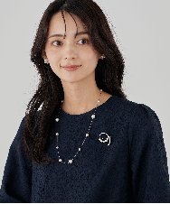 K12CD14021 a.v.v(アー・ヴェ・ヴェ) パールリングブローチ シルバー