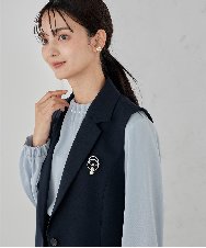 K12CD15021 a.v.v(アー・ヴェ・ヴェ) 3連パールサークルブローチ ゴールド