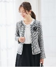 K12CD16029 a.v.v(アー・ヴェ・ヴェ) メッシュフラワーコサージュ ブラック