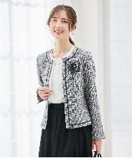 K12CD16029 a.v.v(アー・ヴェ・ヴェ) メッシュフラワーコサージュ ブラック