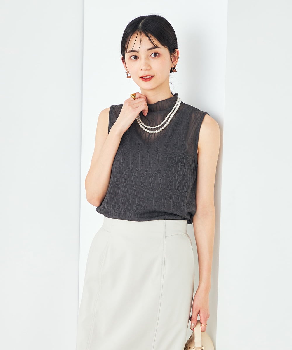 K12TA01029 a.v.v(アー・ヴェ・ヴェ) パール調二連ネックレス ゴールド