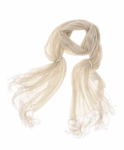 K13GD01039 a.v.v ラメラッセルパール調モチーフストール