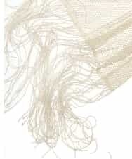 K13GD01039 a.v.v(アー・ヴェ・ヴェ) ラメラッセルパール調モチーフストール ゴールド