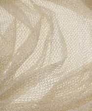 K13GD01039 a.v.v(アー・ヴェ・ヴェ) ラメラッセルパール調モチーフストール ゴールド