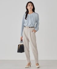 K14CD01029 a.v.v(アー・ヴェ・ヴェ) パール調ビットベルト アイボリー