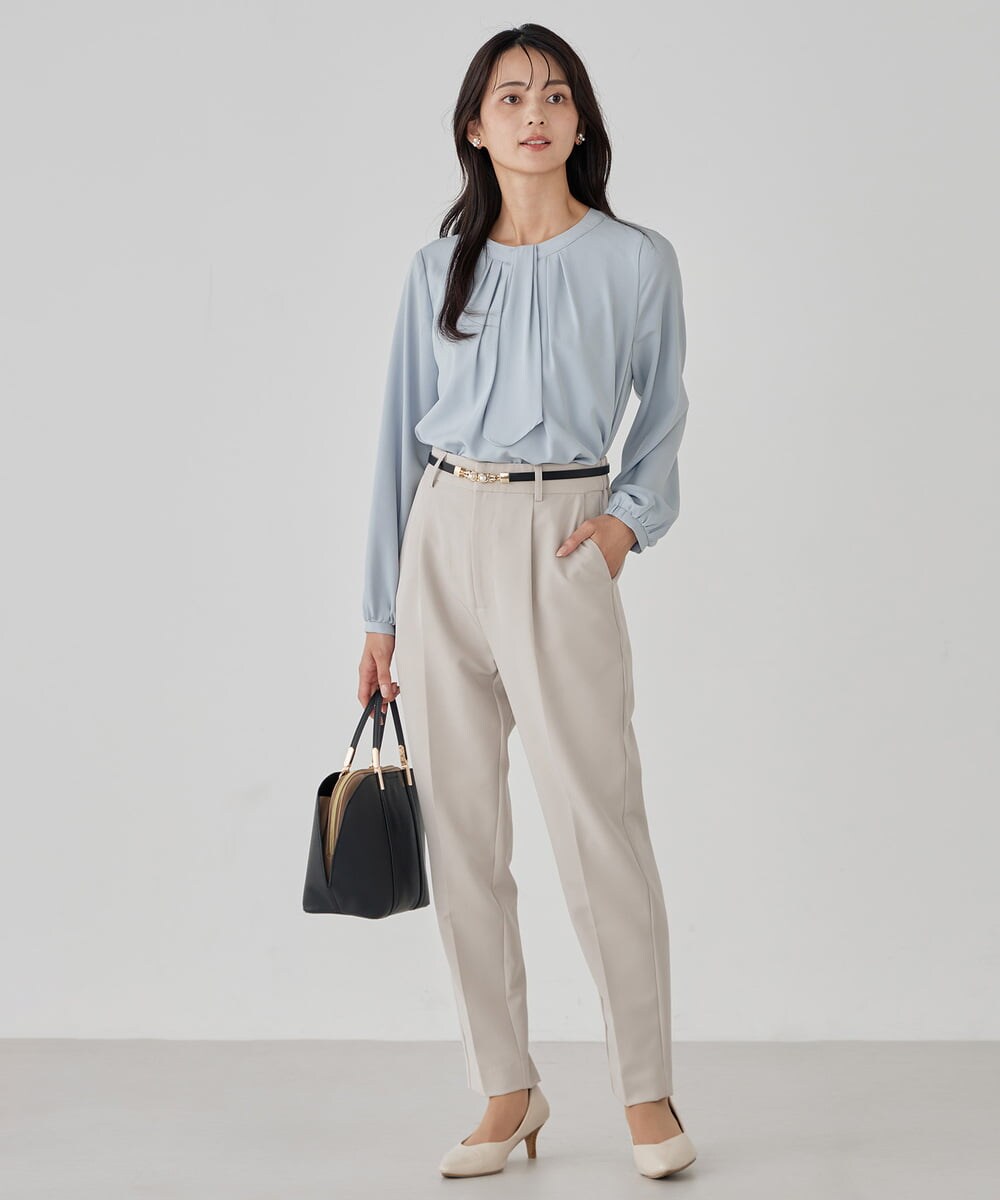 K14CD01029 a.v.v(アー・ヴェ・ヴェ) パール調ビットベルト アイボリー