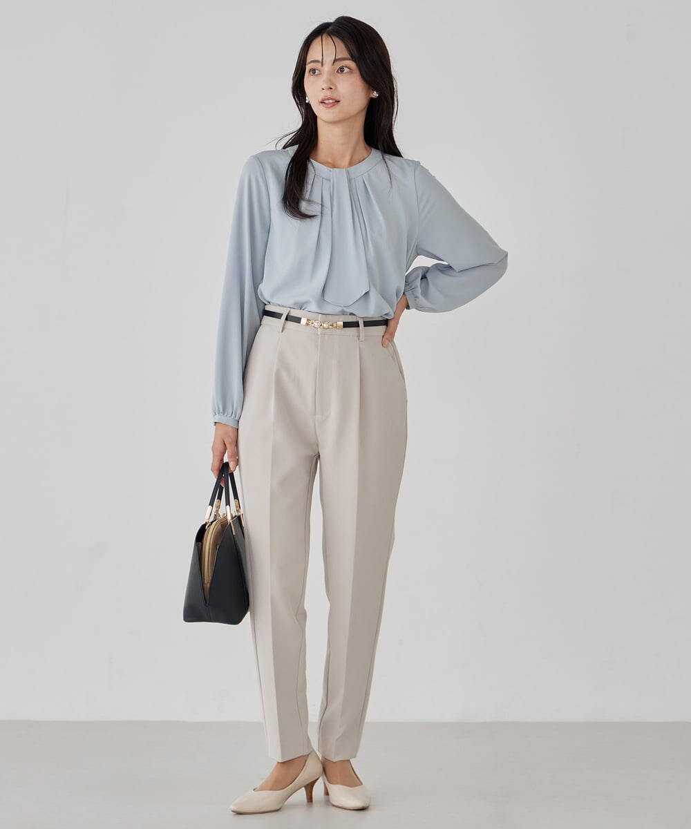 K14CD01029 a.v.v(アー・ヴェ・ヴェ) パール調ビットベルト アイボリー