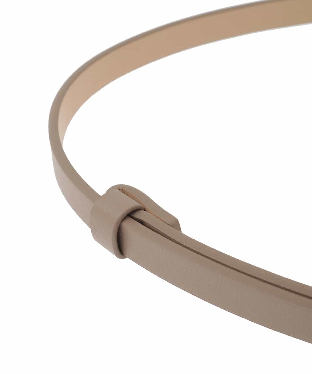 K14CD01029 a.v.v(アー・ヴェ・ヴェ) パール調ビットベルト アイボリー