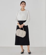 K15CD01059 a.v.v(アー・ヴェ・ヴェ) カクシボ2WAYハーフムーンバッグ ライトグレー