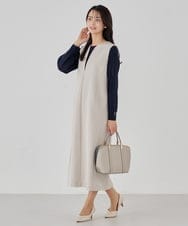 K15CD01059 a.v.v(アー・ヴェ・ヴェ) カクシボ2WAYハーフムーンバッグ ライトグレー