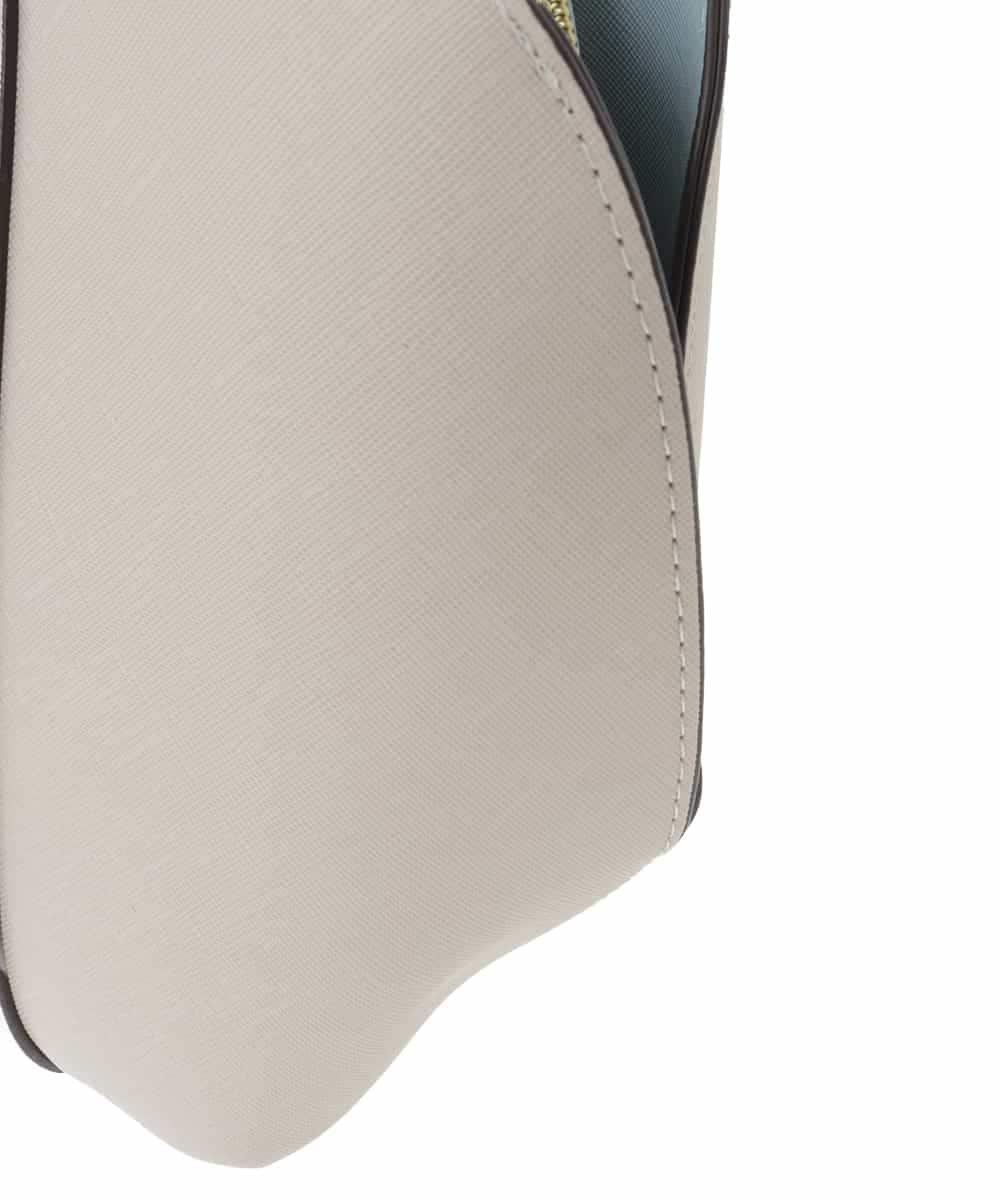 K15CD01059 a.v.v(アー・ヴェ・ヴェ) カクシボ2WAYハーフムーンバッグ ライトグレー