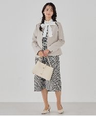 K15CD02059 a.v.v(アー・ヴェ・ヴェ) ビット調ハンドバッグ アイボリー