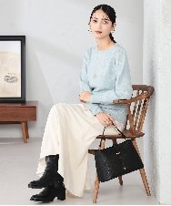 K15CD02059 a.v.v(アー・ヴェ・ヴェ) ビット調ハンドバッグ アイボリー