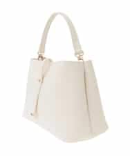 K15CD02059 a.v.v(アー・ヴェ・ヴェ) ビット調ハンドバッグ アイボリー