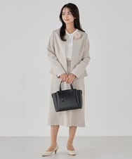 K15CD03059 a.v.v(アー・ヴェ・ヴェ) ノットハンドルミドルサイズトート ブラック