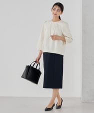 K15CD03059 a.v.v(アー・ヴェ・ヴェ) ノットハンドルミドルサイズトート ブラック